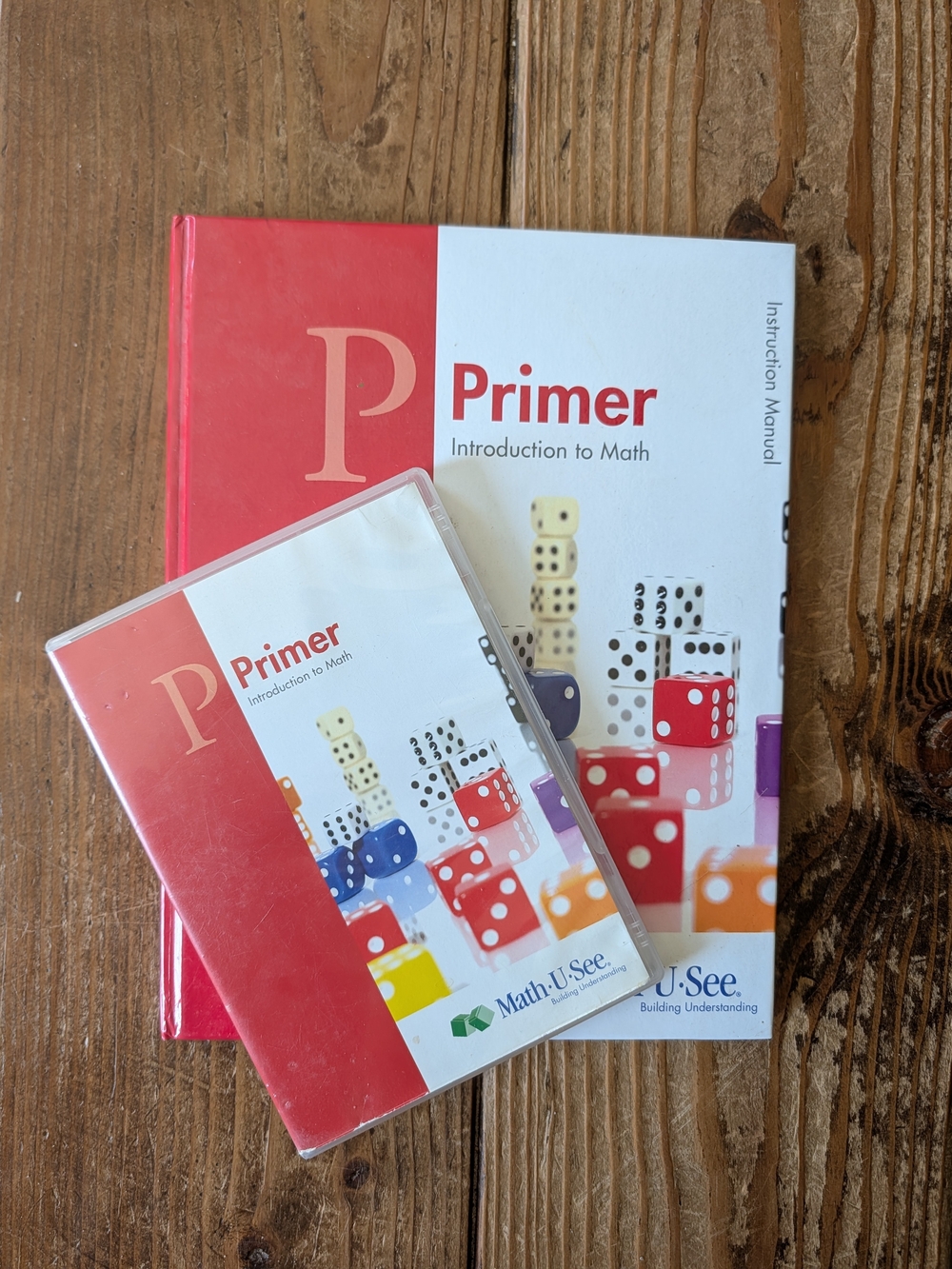Math-u-See Primer Introduction to Math Instruction Manual & DVD